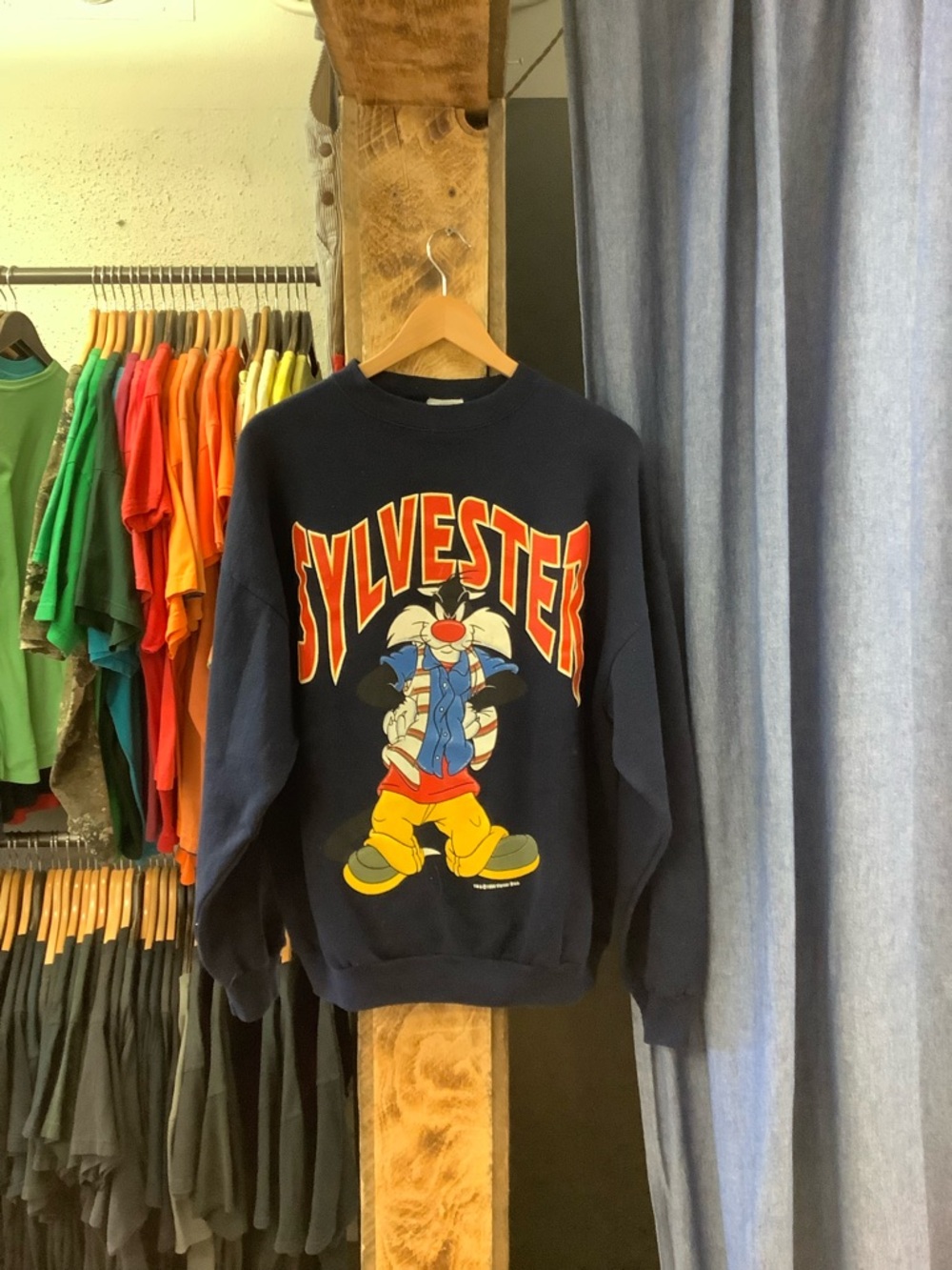 Sylvester Graphic navy Crewneck